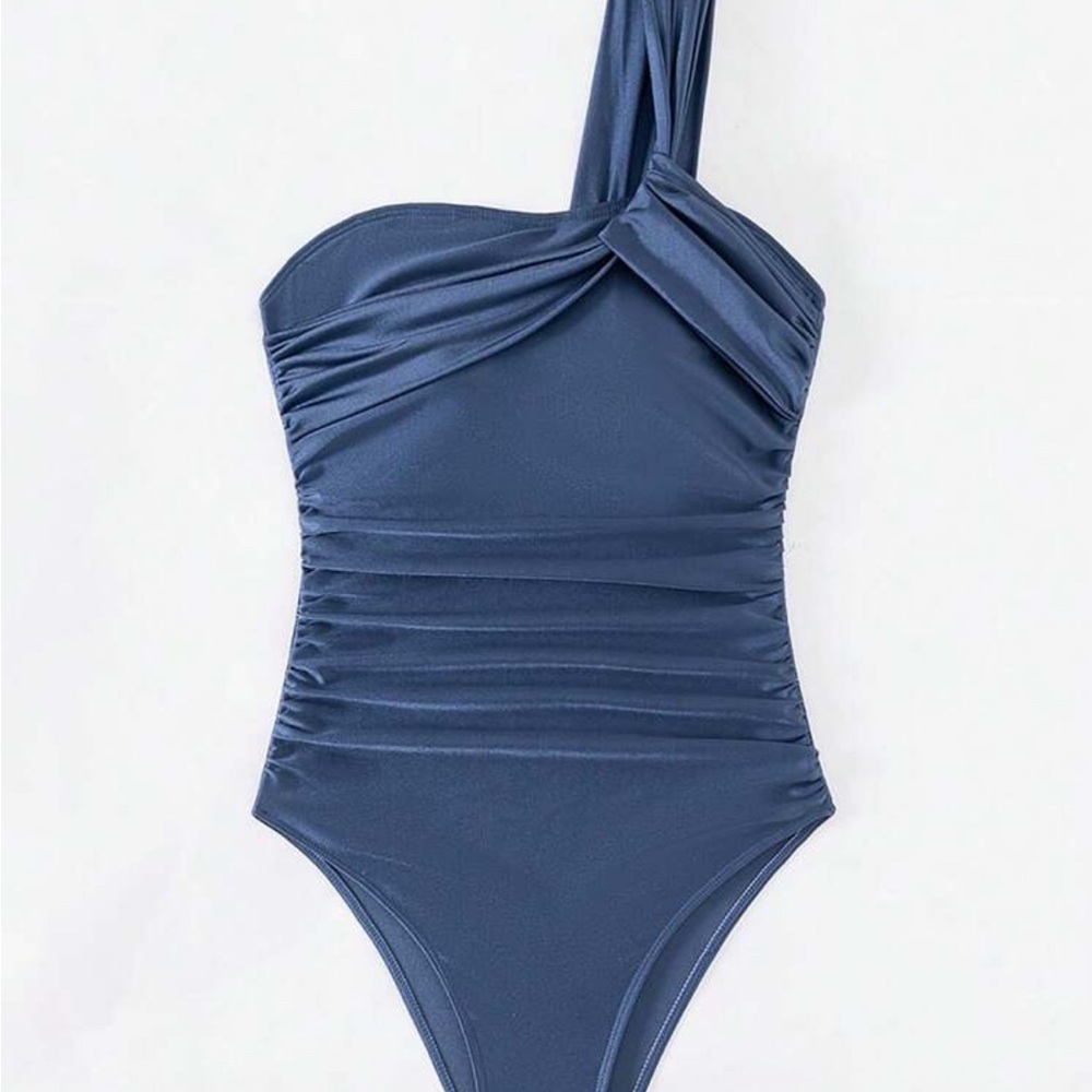 Stylish Blue women One Piece Swimsuit